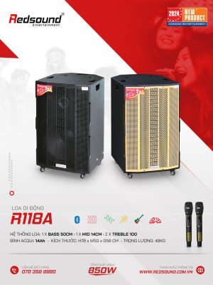 Loa kéo di động Redsound R118A Bass 5 tấc 2 Redsound Vietnam R118A web 0 Redsound Vietnam