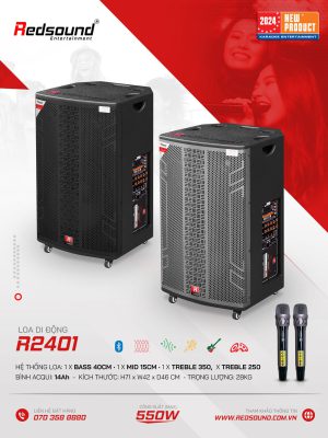 Loa kéo di động Redsound R2401 Bass 4 tấc 2 Redsound Vietnam R2401 0 Redsound Vietnam