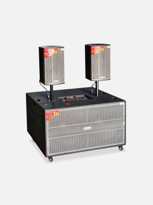 Loa kéo di động Redsound R2307 Bass 5 tấc đôi 1 Redsound Vietnam Loa kéo di động Redsound R2307 | Lưới xám