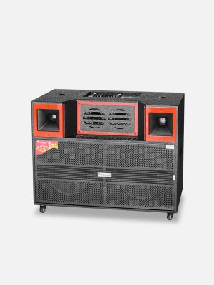 Loa kéo 4 tấc đôi Redsound R2308B | Lưới đen