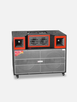 Loa kéo di động Redsound R2308B bass 4 tấc đôi 1 Redsound Vietnam Loa kéo 4 tấc đôi Redsound R2308B | Lưới xám