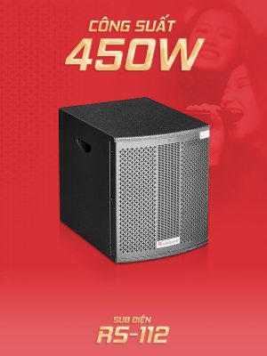 Loa Sub điện Redsound RS112 Bass 30 cm 2 Redsound Vietnam Loa Sub điện Redsound RS112 | Công suất 450W