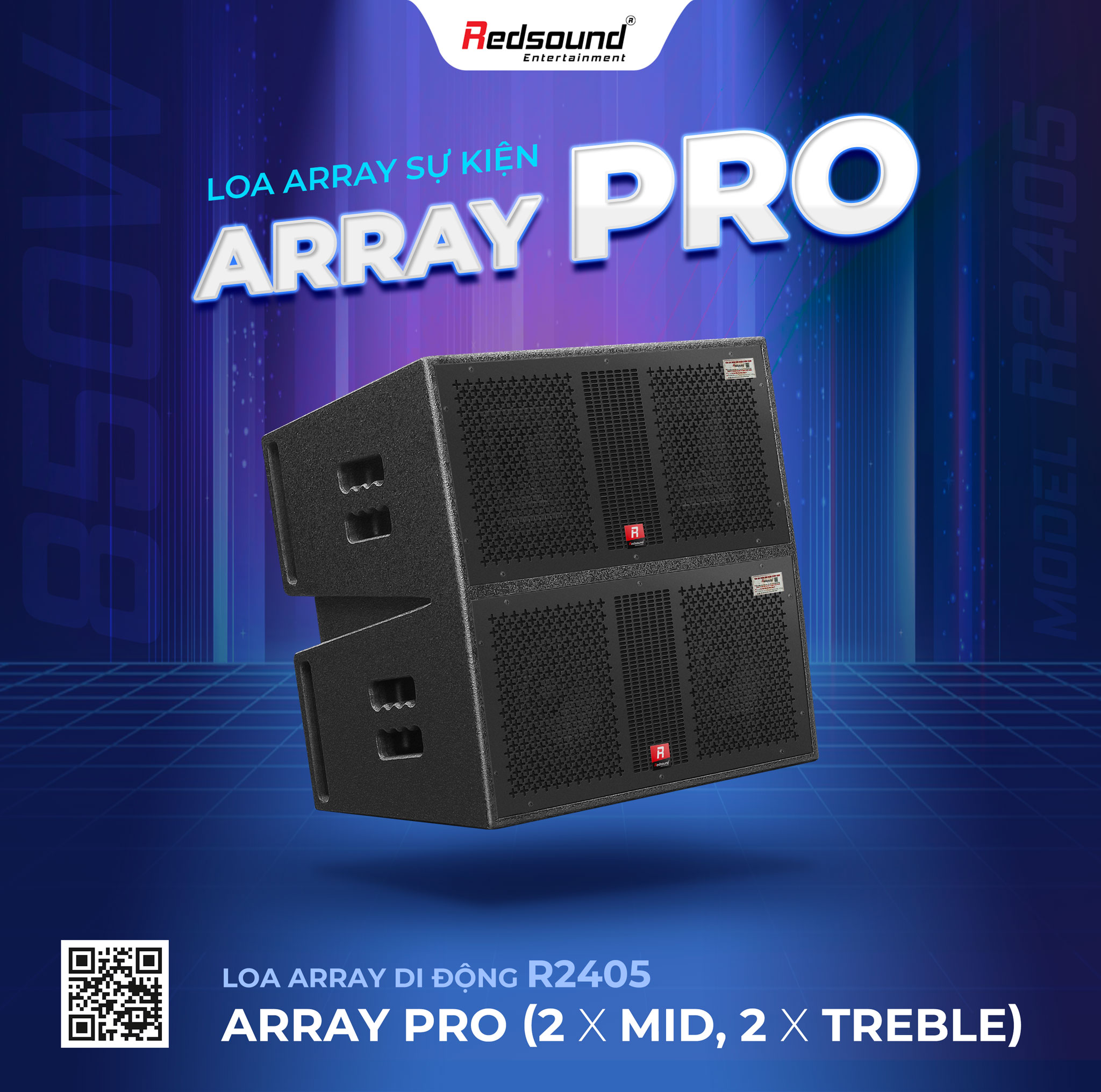 Loa array di động Redsound R2405 | Array PRO