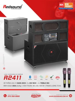 Loa gập di động Redsound R2411 Bass đôi 4 tấc gập 5 Redsound Vietnam R2411 0 Redsound Vietnam