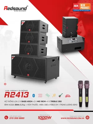 Loa array di động Redsound R2413 | Thông tin chi tiết