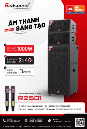 Loa Array di động Redsound R2501Bass 4 tấc đôi đứng 1 Redsound Vietnam R2501 0 1 Redsound Vietnam