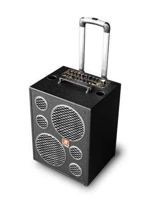 Loa kéo di động Redsound P-208B bass 2 tấc đôi 1 Redsound Vietnam p208 b den web3 Redsound Vietnam