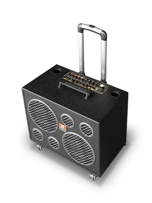 Loa kéo di động Redsound P-208A bass 2 tấc đôi 1 Redsound Vietnam p208a den web3 Redsound Vietnam