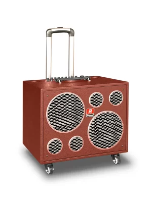 Loa kéo di động Redsound P-208A bass 2 tấc đôi 4 Redsound Vietnam p208a nau web2 Redsound Vietnam