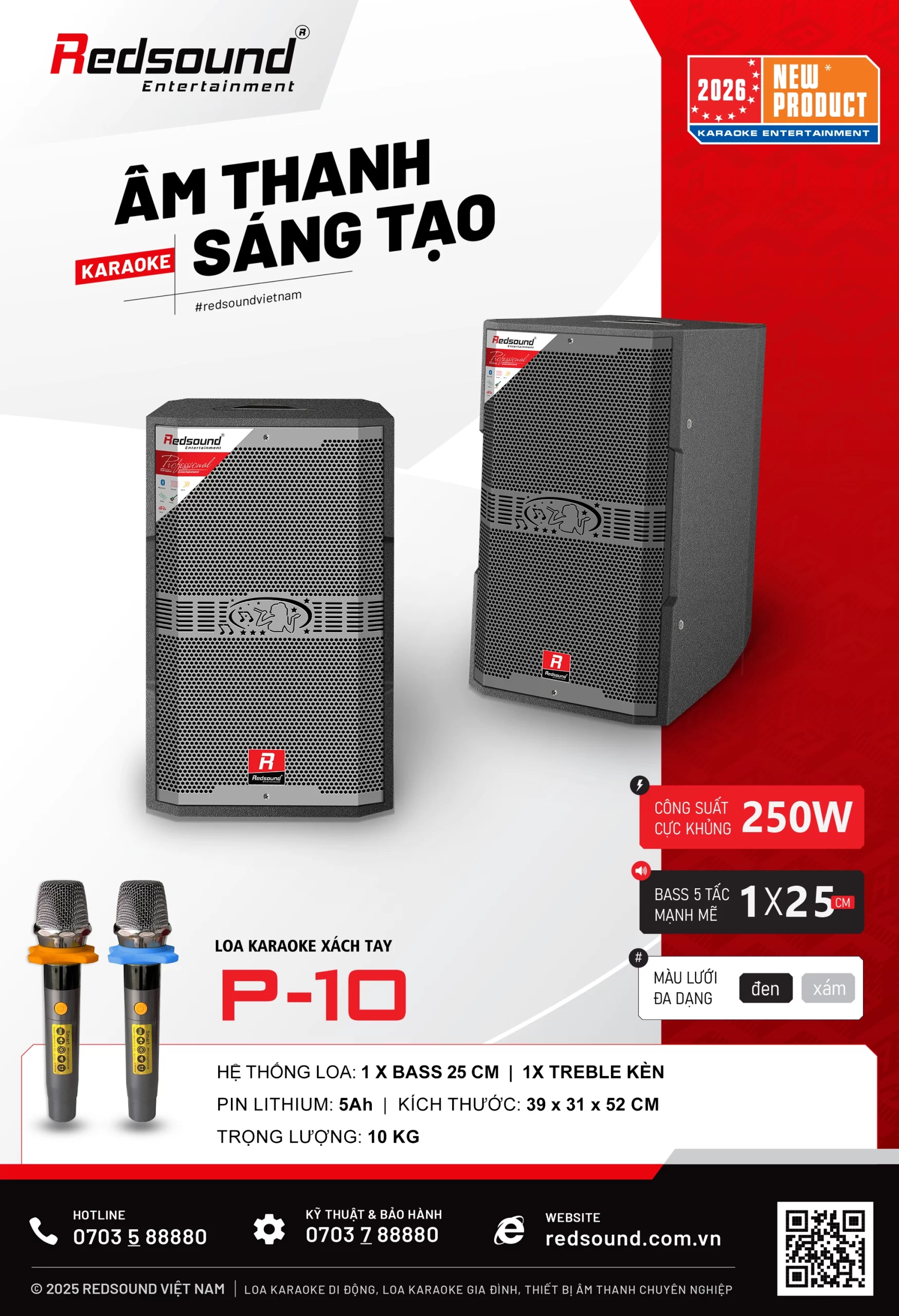 Loa xách tay Redsound P-10 5 Redsound Vietnam xr10 banner copy 2 scaled Redsound Vietnam