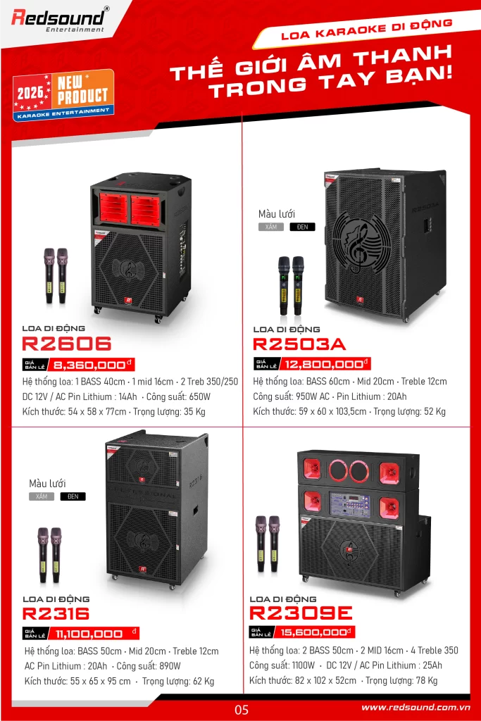 Trang chủ 12 Redsound Vietnam catalogue 2026 new copy 05 Redsound Vietnam