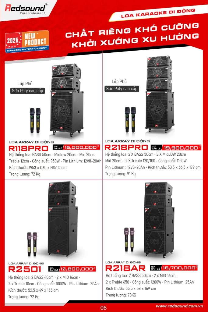Trang chủ 13 Redsound Vietnam catalogue 2026 new copy 06 Redsound Vietnam