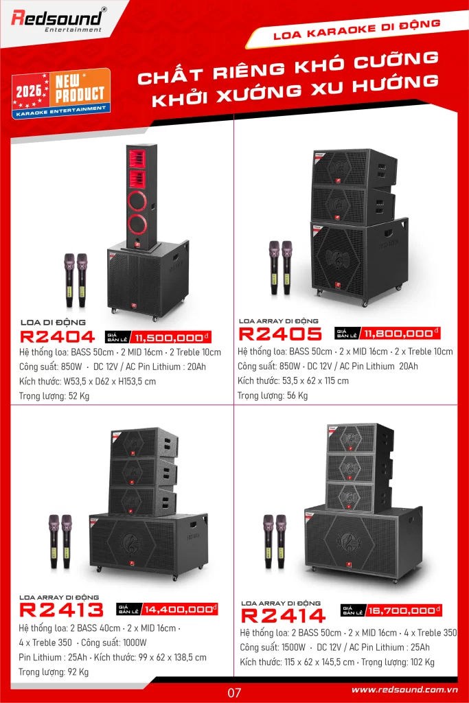 Trang chủ 14 Redsound Vietnam catalogue 2026 new copy 07 Redsound Vietnam